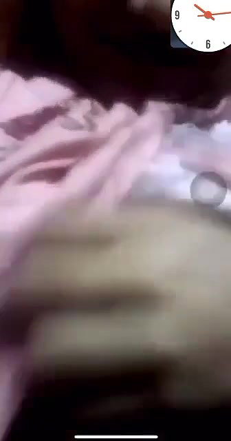 cute college girl boobs show on a video call