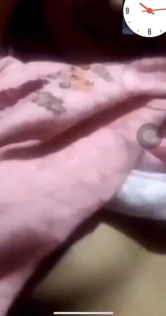 cute college girl boobs show on a video call