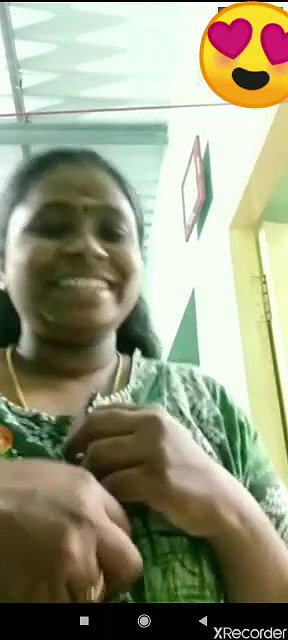 Tamil wife boob show viral video call show