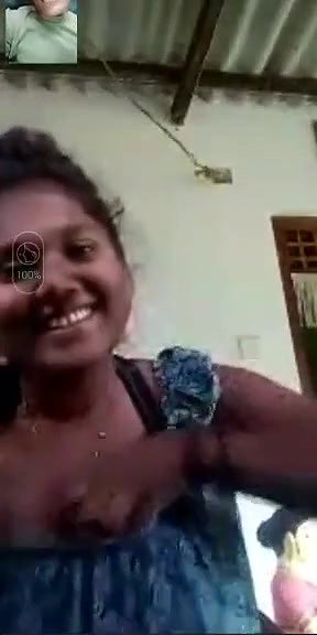 Tamil girl teasing big boobs viral show on call