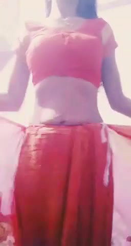 office teammate stripping saree MMS nude