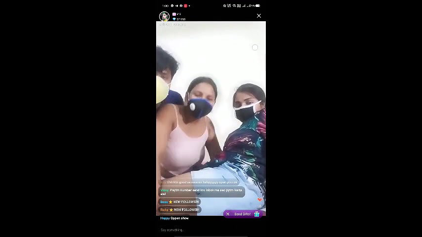 Sathi Hot Threesome Sex Show on Premium Tango Live