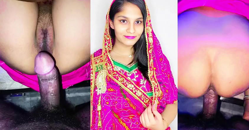 Rajasthani hairy pussy bhabhi morning fuck with husband