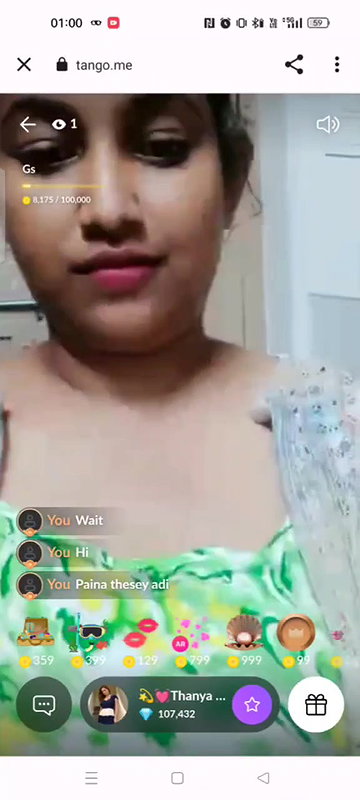 tango girl Thanya boob dikhayi