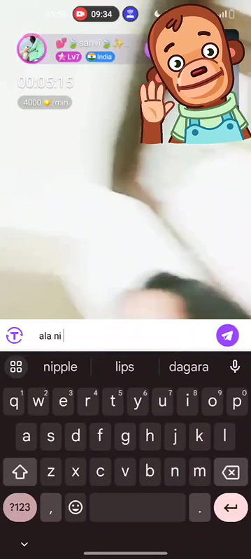 tango girl sanvi boob