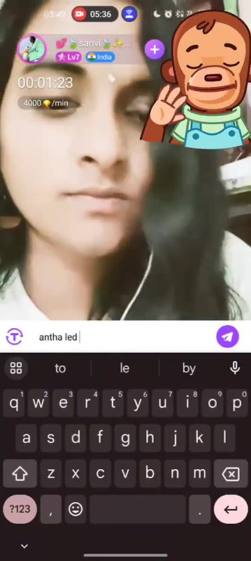 tango girl sanvi boob