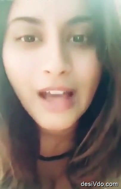 Bicth Showing her Boobs on her Birthday