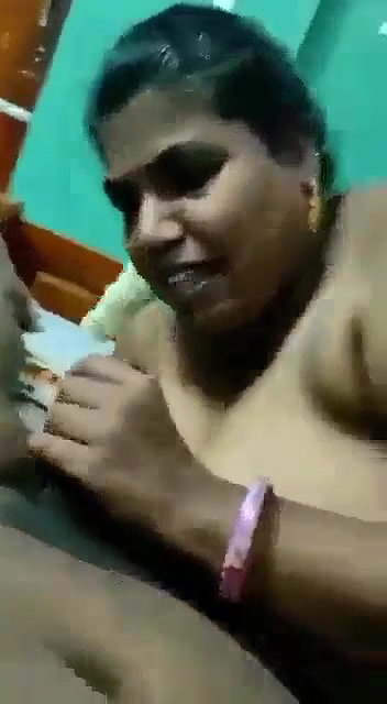 Tamil slut blowjob with big boobs showing
