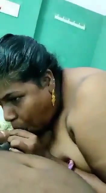 Tamil slut blowjob with big boobs showing