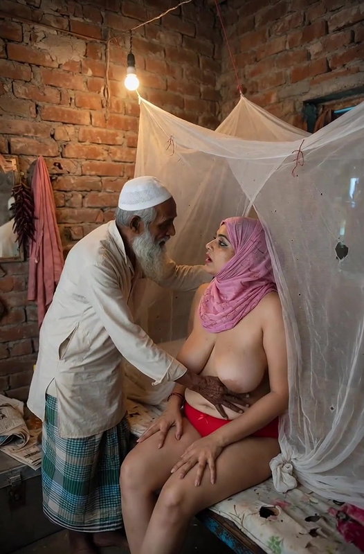 Hijabi muslim sexy woman fucked by old man in room tango chamet onlyfans stripchat