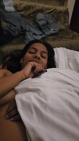 Indian lovers post sex nude fun in hotel room