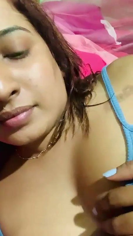 Indian girl showing