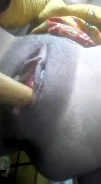 Desi girl masturbating pussy with a stick