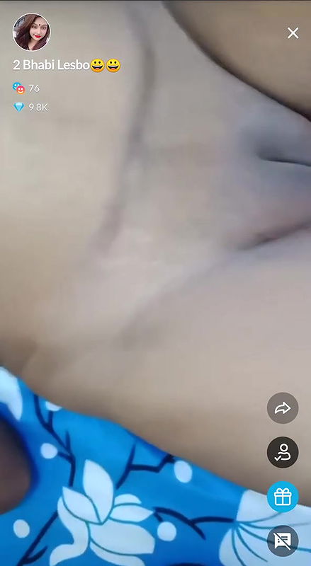 2 Bhabi Lesbo Full Nude Show with Masturbation on Tango Live ~ with Face