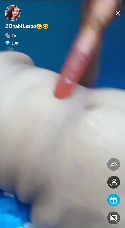 2 Bhabi Lesbo Full Nude Show with Masturbation on Tango Live ~ with Face