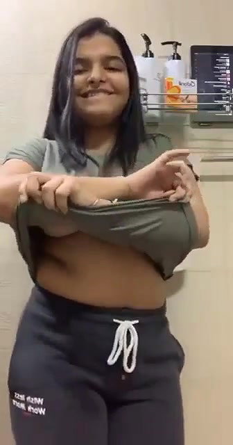 Milk tanker Indian girl topless in bathroom