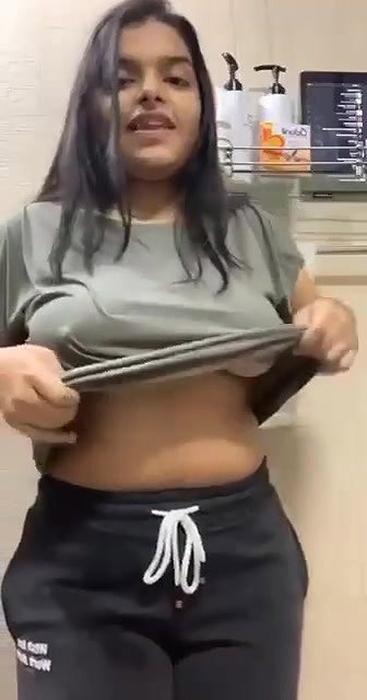 Milk tanker Indian girl topless in bathroom