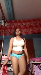 Sexy Desi girl striptease dance show