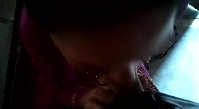 Dehati wife making dick ready for fucking