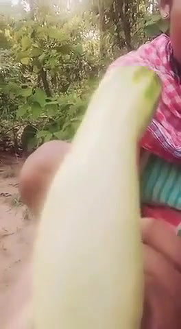 Horny Bhabhi Outdoor Masturbation With Cucumber