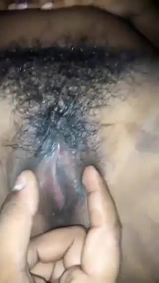 Tamil wife hairy pussy fingering by husband