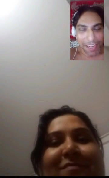 cheating desi wife boob show to lover on call