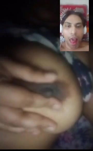 cheating desi wife boob show to lover on call