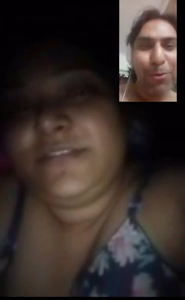 cheating desi wife boob show to lover on call