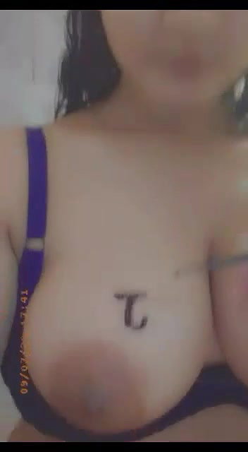 Big boobs Paki girl selfie topless seduction