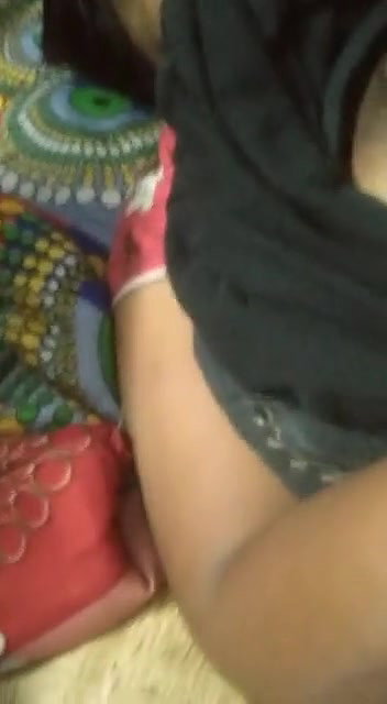 horny husband sucking sleeping wife boob