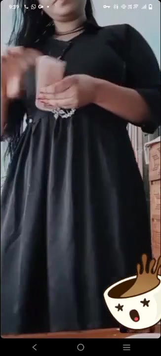 Chubby Girl Showing For Boyfriend