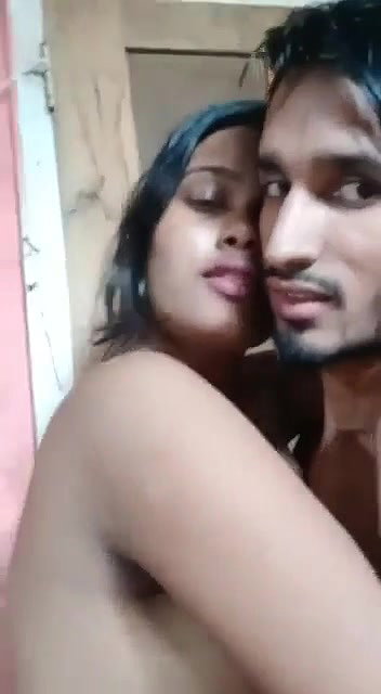 fucking tight pussy of GF in standing position