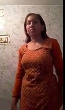 Hot Desi Bhabhi milky boobs and hairy pussy show