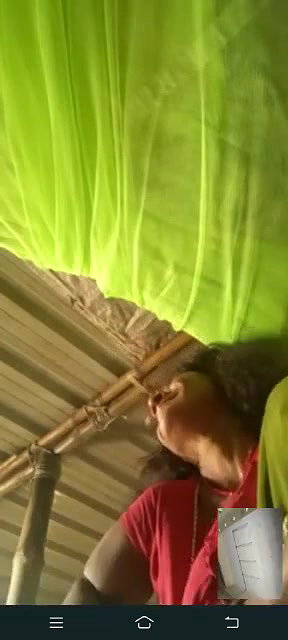 village mature Bhabhi showing boobs on video call