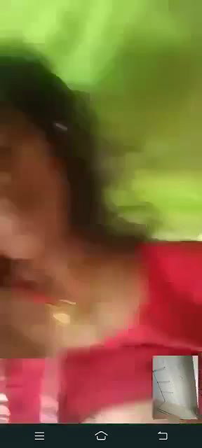 village mature Bhabhi showing boobs on video call