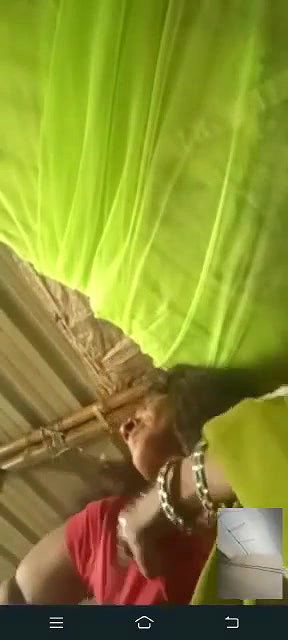 village mature Bhabhi showing boobs on video call