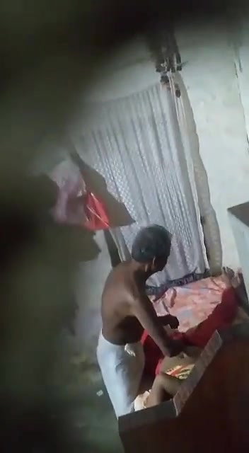 old man having sex with maid caught on cam