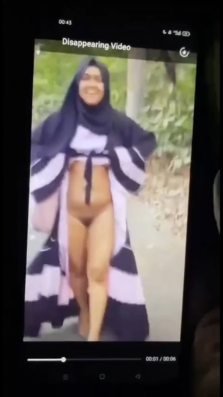 Hijabi Bengali Girl Walking Nude On Road