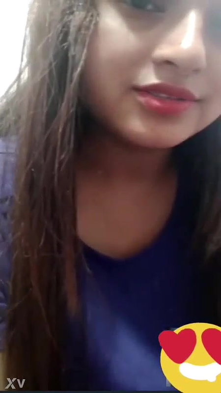 Paid girl shows her boobs on video call