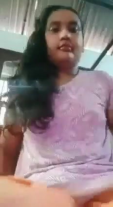 sweet looking Desi girl boobs show for lover