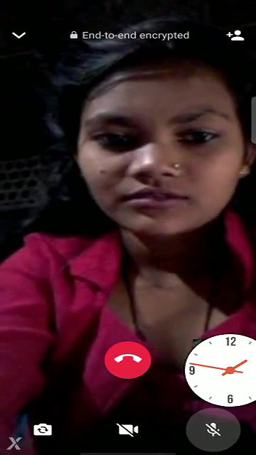 Dehati cute girl shows her boobs on video call