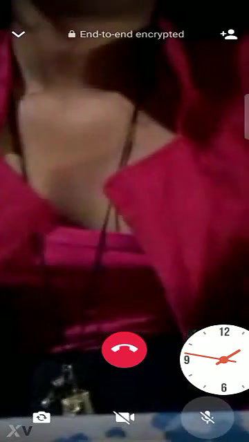 Dehati cute girl shows her boobs on video call
