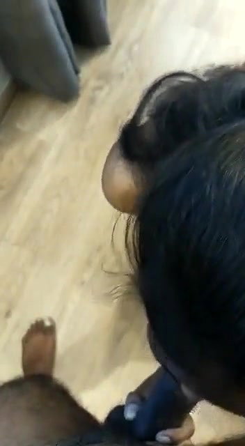 obidient call girl giving hot blowjob to client