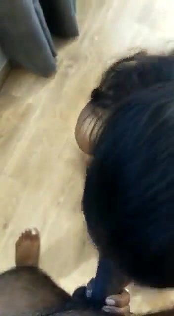 obidient call girl giving hot blowjob to client