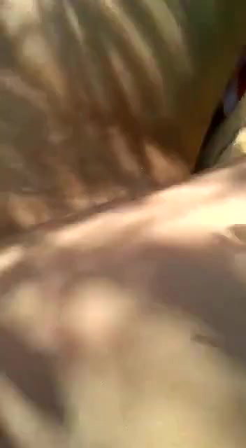 naughty guy makes video of boobs and pussy in jungle