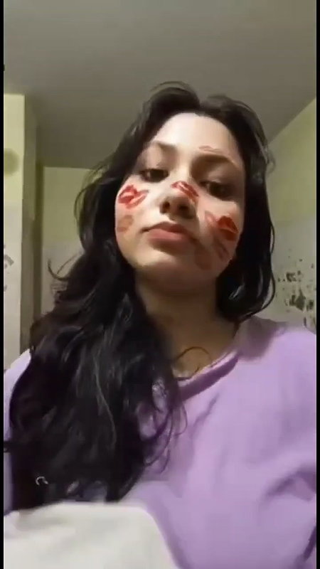 Tanker Horny Girl Showing Pressing Her Boobs