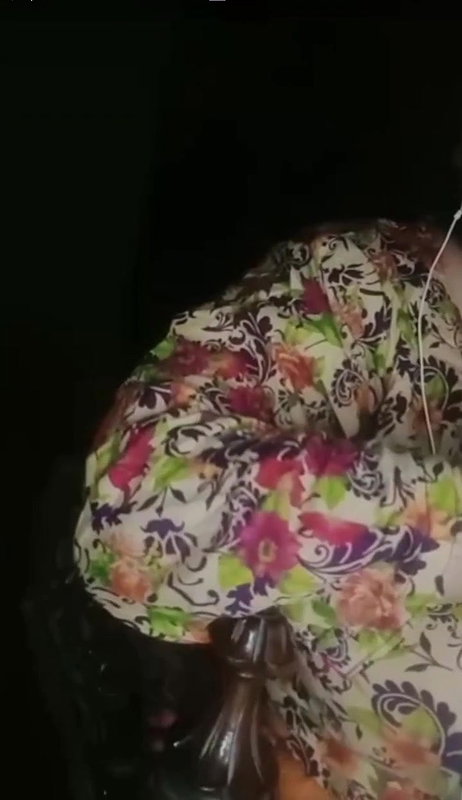 Pakistani girl showing her big melons on video call