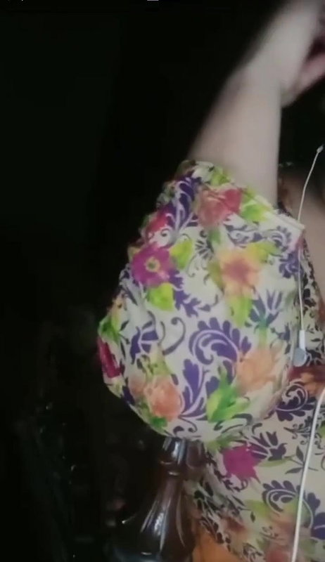 Pakistani girl showing her big melons on video call