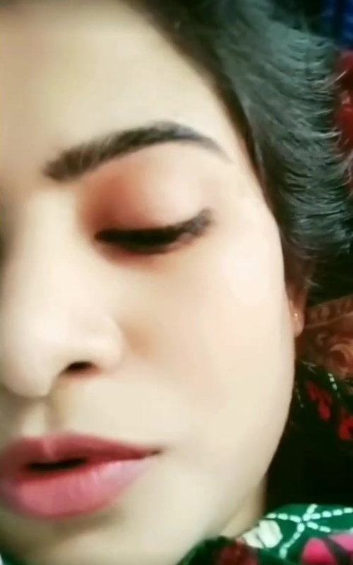 Bangladeshi beautiful girl licking her own nipples