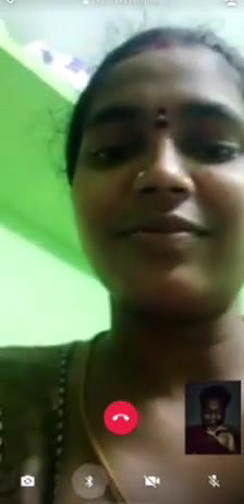 south Indian wife shows her boobs on video call